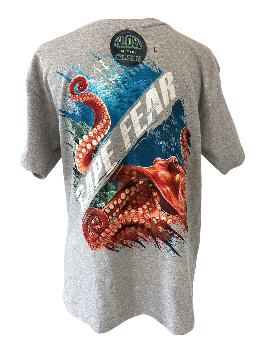 Octopus ‘CAPE FEAR’ Graphic Tee - Glow In The Dark Souvenir Youth L